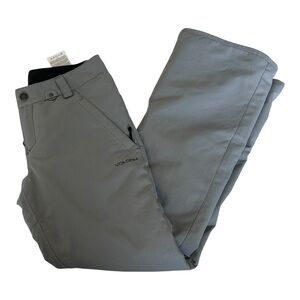 Volcom Gray Snowboard / Ski Pants Size Small